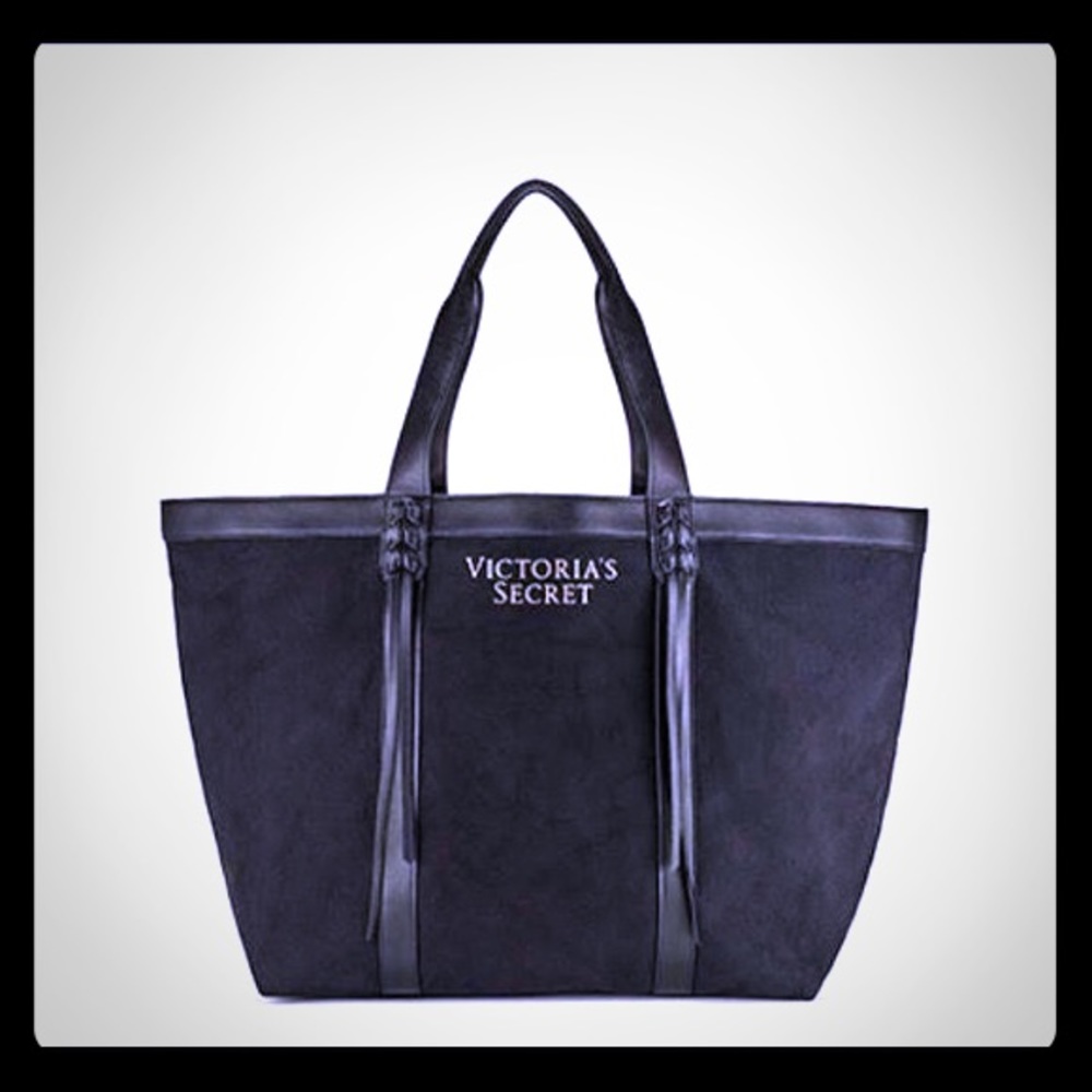Victoria’s Secret black tassel tote